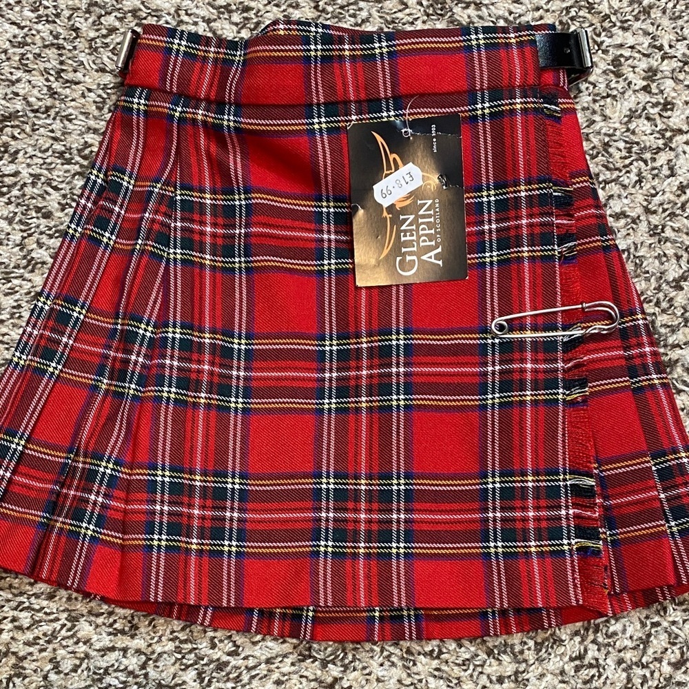 Glen Appin of Scotland Kids Tartan Plaid Kilt Skirt